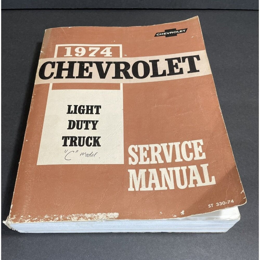 1974 Chevrolet Light Duty Truck Service Manual "C" Model Repair